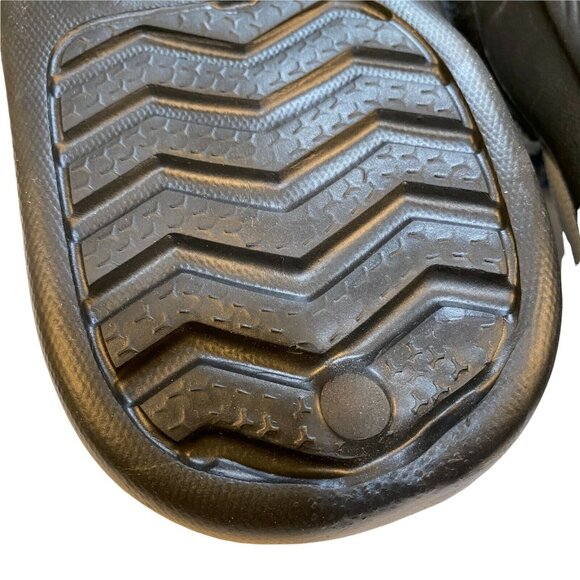 US Polo Assn Mens Sandals Slide Size 45 Large 12 13 Black Casual Slip On Buckle - Picture 10 of 12